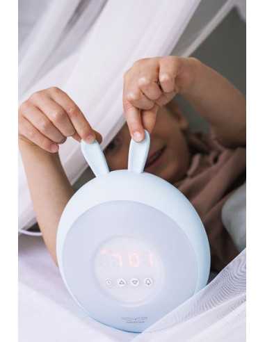 Veilleuse et réveil lapin bleu -... Veilleuse et réveil lapin bleu -...