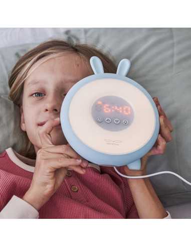 Veilleuse et réveil lapin bleu -... Veilleuse et réveil lapin bleu -...