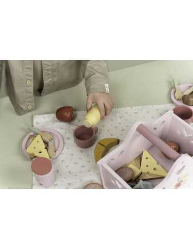 Jeu de pique-nique en bois - Little... Jeu de pique-nique en bois - Little...