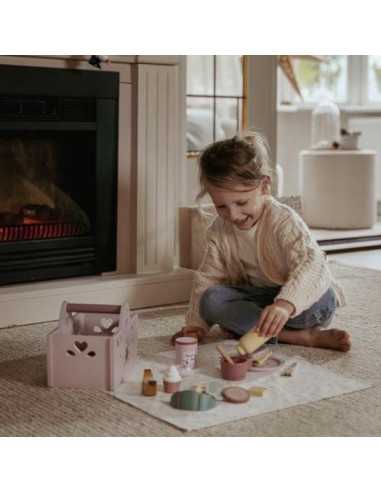 Jeu de pique-nique en bois - Little... Jeu de pique-nique en bois - Little...