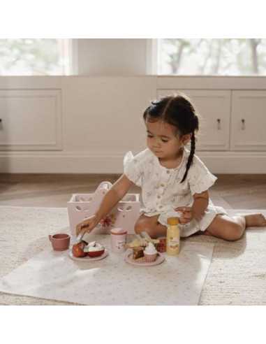 Jeu de pique-nique en bois - Little... Jeu de pique-nique en bois - Little...