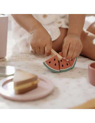 Jeu de pique-nique en bois - Little... Jeu de pique-nique en bois - Little...