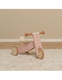 Tricycle en bois rose -... 2
