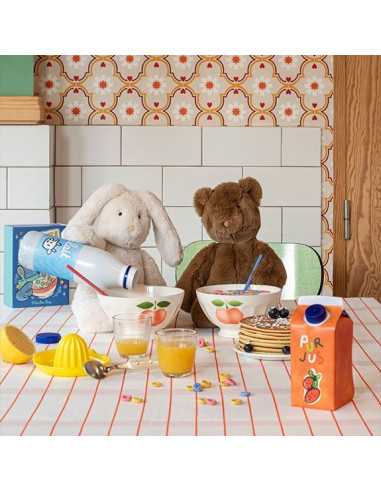 Peluche Lapin crème Arthur et Louison... Peluche Lapin crème Arthur et Louison...