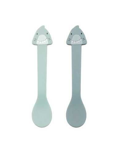 Lot de 2 cuillères en silicone requin...