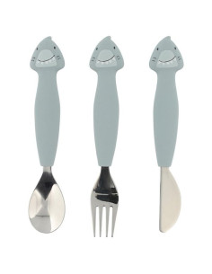 Couverts en silicone requin...