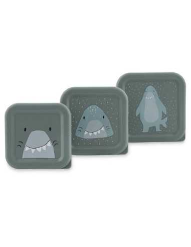 3 Boites à goûter Requin - Trixie 3 Boites à goûter Requin - Trixie