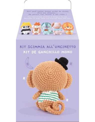 Kit minigurumi Nori le singe - Graine... Kit minigurumi Nori le singe - Graine...