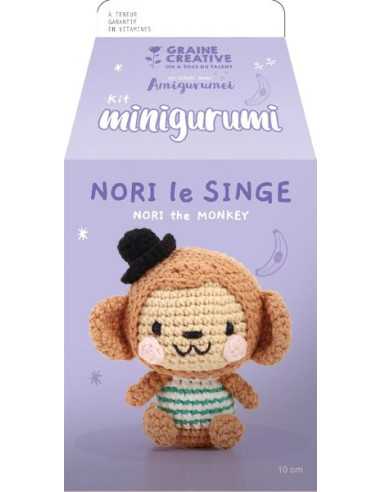 Kit minigurumi Nori le singe - Graine... Kit minigurumi Nori le singe - Graine...