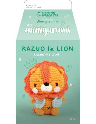 Kit minigurumi Kazuo le lion - Graine... Kit minigurumi Kazuo le lion - Graine...