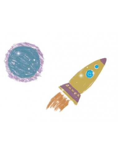 Crayons métalliques - Djeco Crayons métalliques - Djeco