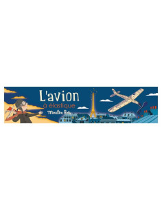 Avion bleu à élastique -... 2