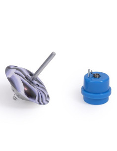 Toupie sautillante violette...