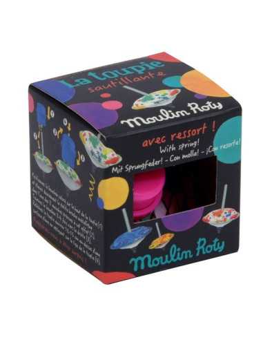 Toupie sautillante rose - Moulin Roty Toupie sautillante rose - Moulin Roty