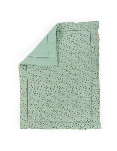 Plaid sauge Trois petits lapins -... Plaid sauge Trois petits lapins -...