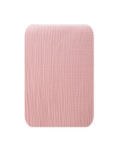 Drap housse rose lit bébé... 2