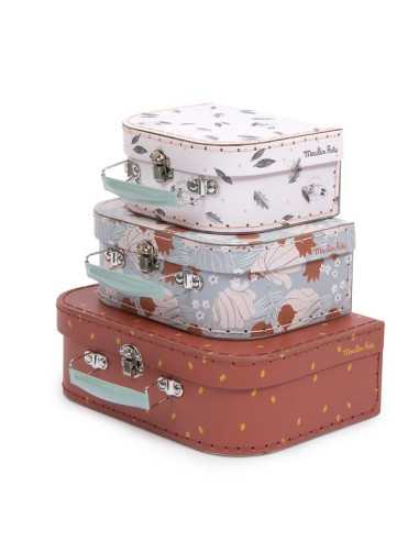 Set de 3 valises Après la pluie -... Set de 3 valises Après la pluie -...