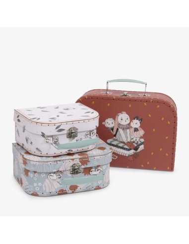 Set de 3 valises Après la pluie -... Set de 3 valises Après la pluie -...