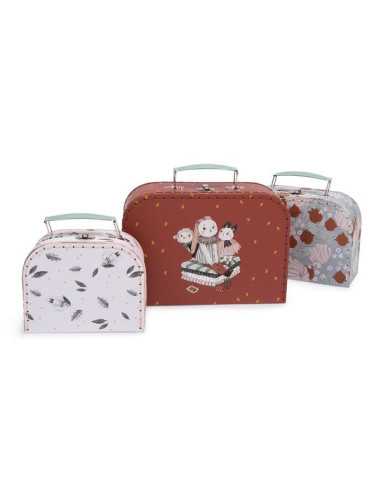 Set de 3 valises Après la pluie -... Set de 3 valises Après la pluie -...