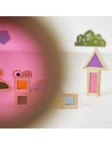 Blocs translucides Sensoriel - Janod Blocs translucides Sensoriel - Janod