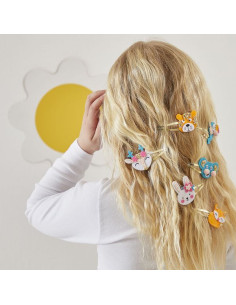 Barrettes animaux pailletés... 2