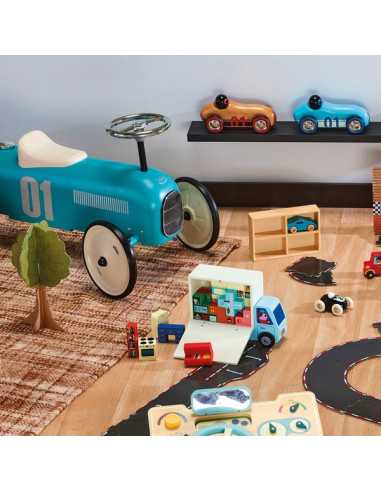 Voiture porteur métal aqua - Vilac Voiture porteur métal aqua - Vilac