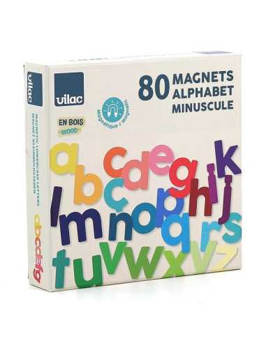 Magnets alphabet minuscules bois 80...