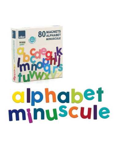 Magnets alphabet minuscules bois 80... Magnets alphabet minuscules bois 80...