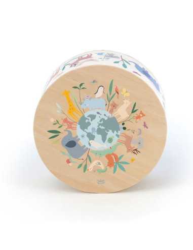 Tambour cajon les animaux du monde... Tambour cajon les animaux du monde...