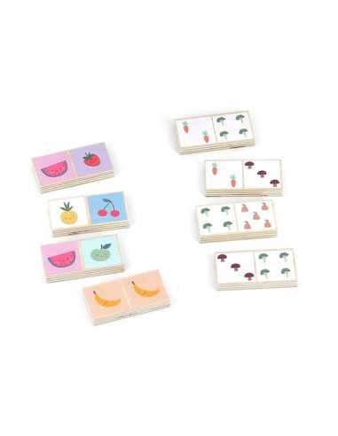 Dominos réversibles fruits légumes... Dominos réversibles fruits légumes...