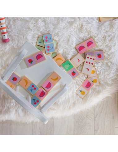 Dominos réversibles fruits légumes... Dominos réversibles fruits légumes...