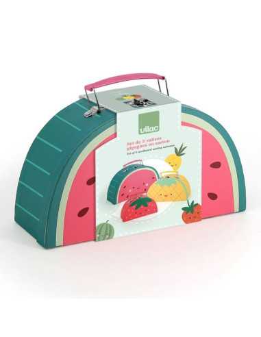 Set de 3 valisettes fruits Sarah Betz...