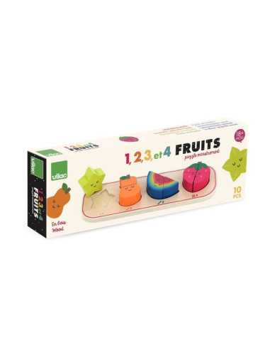 Puzzle encastrement 1,2,3 et 4 fruits... Puzzle encastrement 1,2,3 et 4 fruits...