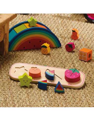 Puzzle encastrement 1,2,3 et 4 fruits... Puzzle encastrement 1,2,3 et 4 fruits...