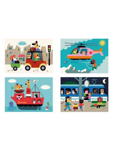 Puzzle Trubble les transports Ingela... Puzzle Trubble les transports Ingela...