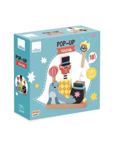 Pop up Circus Michelle Carlslund - Vilac Pop up Circus Michelle Carlslund - Vilac