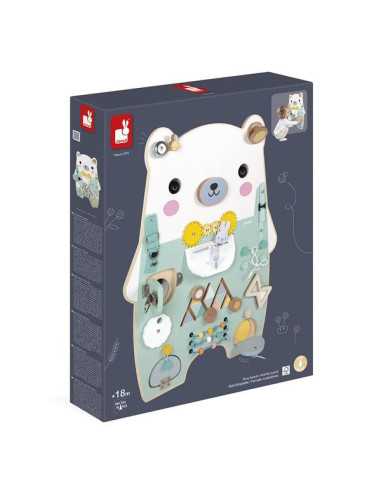 Busy Board Ourson Pure - Janod Busy Board Ourson Pure - Janod