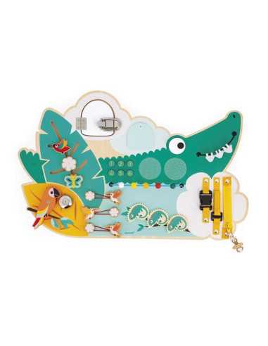 Busy Board Croco Tropik - Janod Busy Board Croco Tropik - Janod