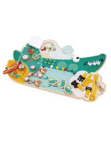 Busy Board Croco Tropik - Janod Busy Board Croco Tropik - Janod