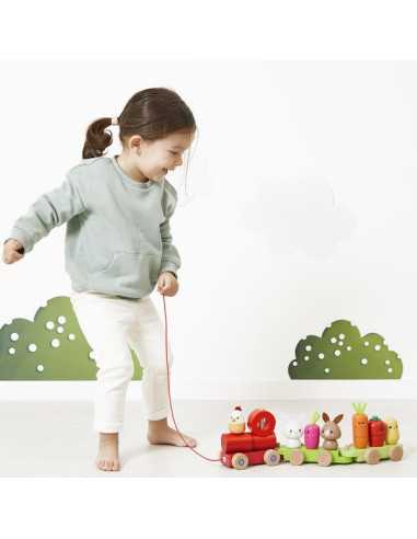 Train à tirer Ferme - Janod Train à tirer Ferme - Janod