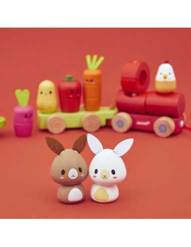 Train à tirer Ferme - Janod Train à tirer Ferme - Janod