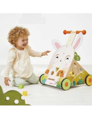 Chariot de marche Lapin - Janod Chariot de marche Lapin - Janod