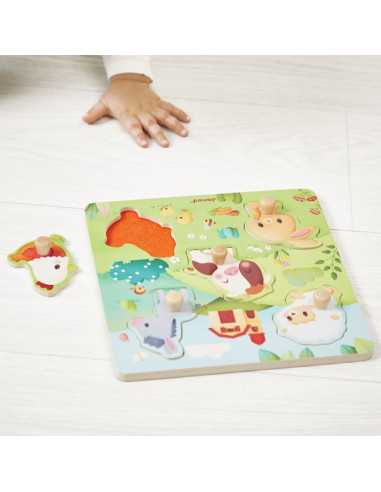 Puzzle tactile Ferme - Janod Puzzle tactile Ferme - Janod
