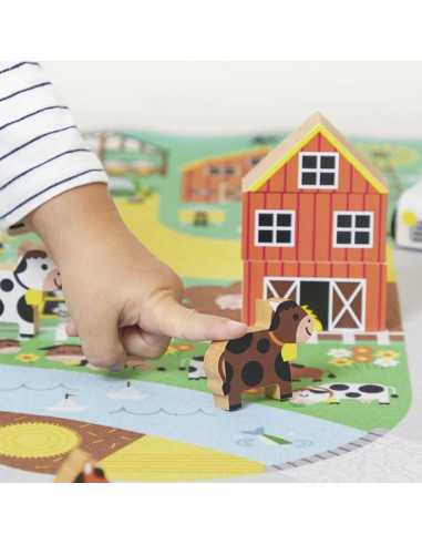 Cubes Campagne Cross Roads - Janod Cubes Campagne Cross Roads - Janod