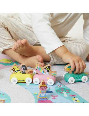 Véhicule roulant chevalier et dragon... Véhicule roulant chevalier et dragon...