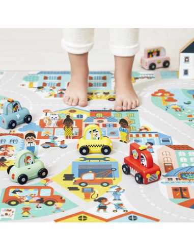 Tapis Ville Cross Roads - Janod Tapis Ville Cross Roads - Janod