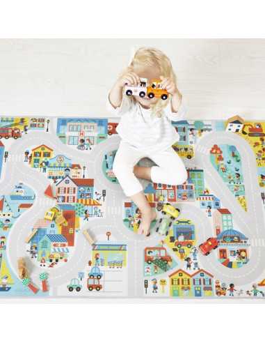 Tapis Ville Cross Roads - Janod Tapis Ville Cross Roads - Janod