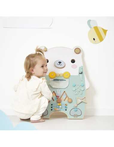 Busy Board Ourson Pure - Janod Busy Board Ourson Pure - Janod