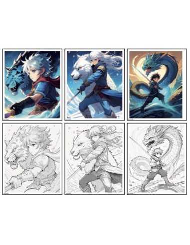 Atelier créatif Manga Héros guerriers... Atelier créatif Manga Héros guerriers...