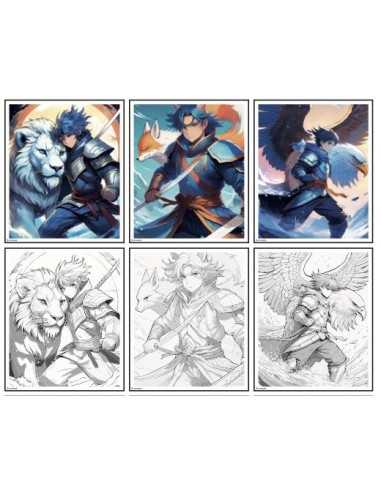 Atelier créatif Manga Héros guerriers... Atelier créatif Manga Héros guerriers...